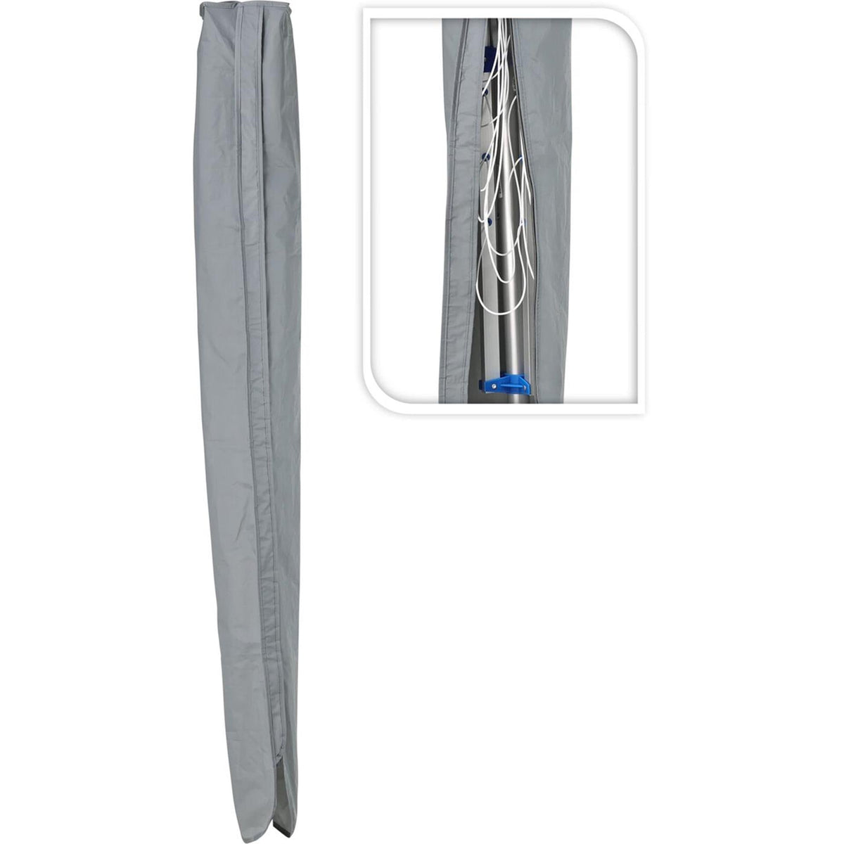 Cover for rotary clothes dryer cover for rotary clothes dryer